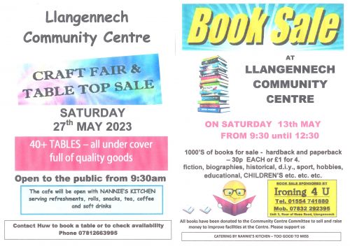 Book Sale and TTS May 23
